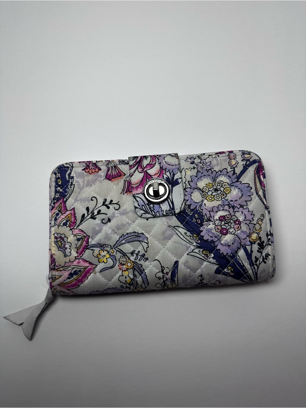Vera Bradley Floral Quilted Zip Wallet